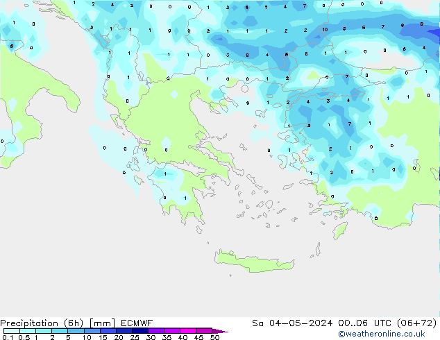 Z500/Rain (+SLP)/Z850 ECMWF So 04.05.2024 06 UTC