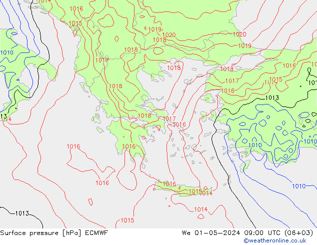      ECMWF  01.05.2024 09 UTC