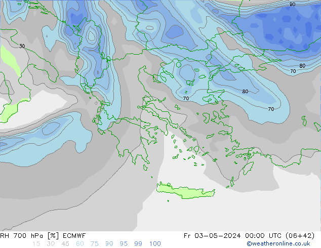 RV 700 hPa ECMWF vr 03.05.2024 00 UTC