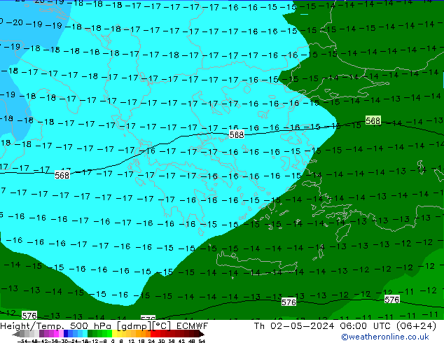 Z500/Rain (+SLP)/Z850 ECMWF  02.05.2024 06 UTC