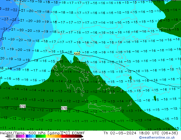 Z500/Rain (+SLP)/Z850 ECMWF Th 02.05.2024 18 UTC