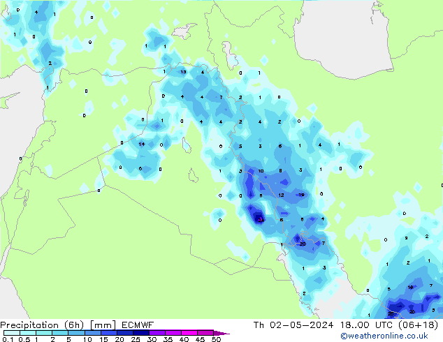 Z500/Rain (+SLP)/Z850 ECMWF Qui 02.05.2024 00 UTC