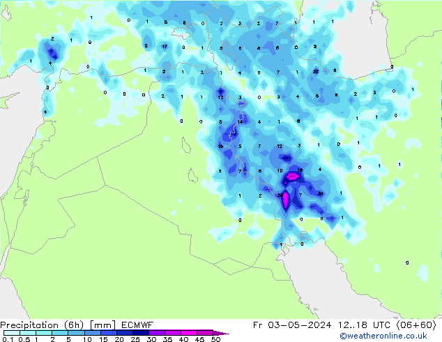 Z500/Rain (+SLP)/Z850 ECMWF Fr 03.05.2024 18 UTC