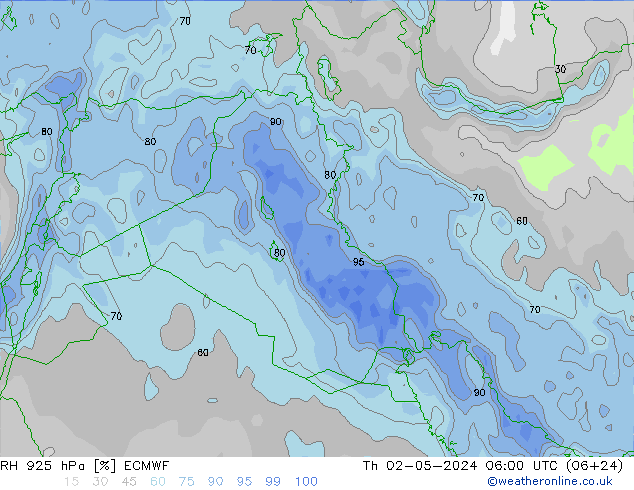 RV 925 hPa ECMWF do 02.05.2024 06 UTC