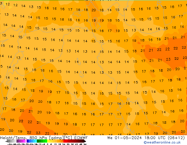 Z500/Rain (+SLP)/Z850 ECMWF St 01.05.2024 18 UTC