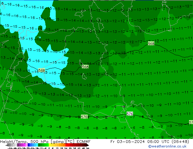 Z500/Rain (+SLP)/Z850 ECMWF  03.05.2024 06 UTC