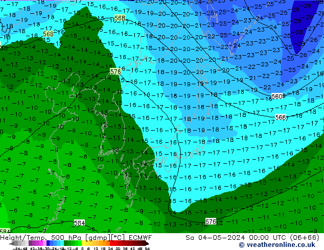 Z500/Rain (+SLP)/Z850 ECMWF Sáb 04.05.2024 00 UTC