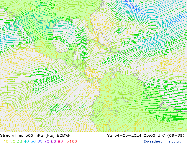 Rüzgar 500 hPa ECMWF Cts 04.05.2024 03 UTC