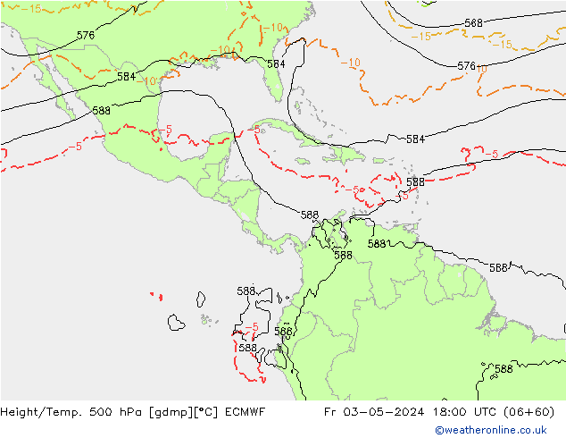 Z500/Rain (+SLP)/Z850 ECMWF  03.05.2024 18 UTC