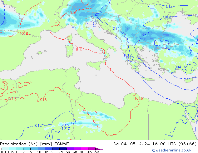 Z500/Rain (+SLP)/Z850 ECMWF  04.05.2024 00 UTC