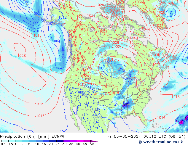 Z500/Regen(+SLP)/Z850 ECMWF vr 03.05.2024 12 UTC