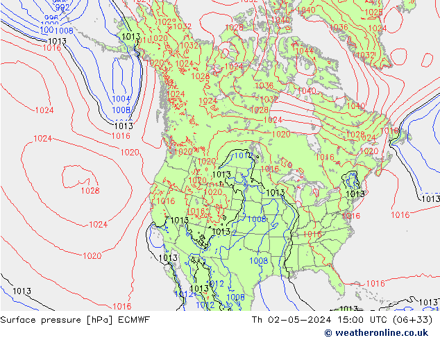 Bodendruck ECMWF Do 02.05.2024 15 UTC