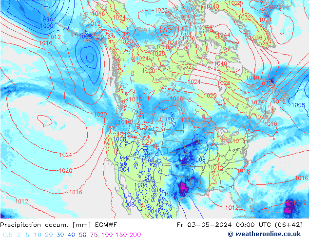 Totale neerslag ECMWF vr 03.05.2024 00 UTC