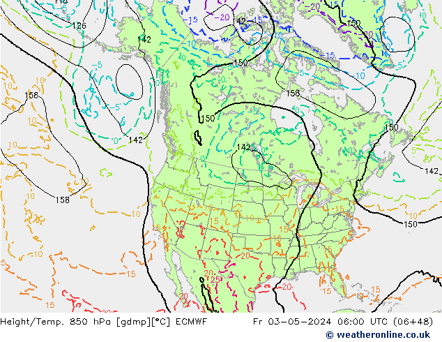 Z500/Rain (+SLP)/Z850 ECMWF  03.05.2024 06 UTC