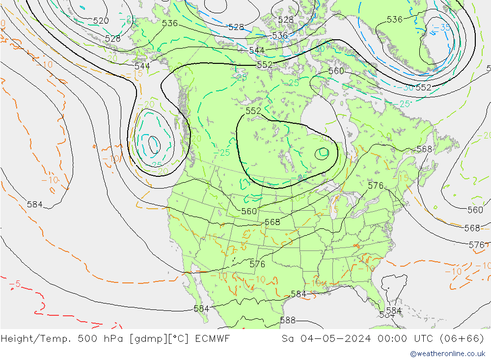 Z500/Rain (+SLP)/Z850 ECMWF Sa 04.05.2024 00 UTC