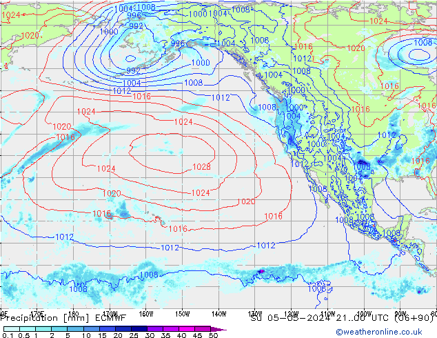 Neerslag ECMWF zo 05.05.2024 00 UTC