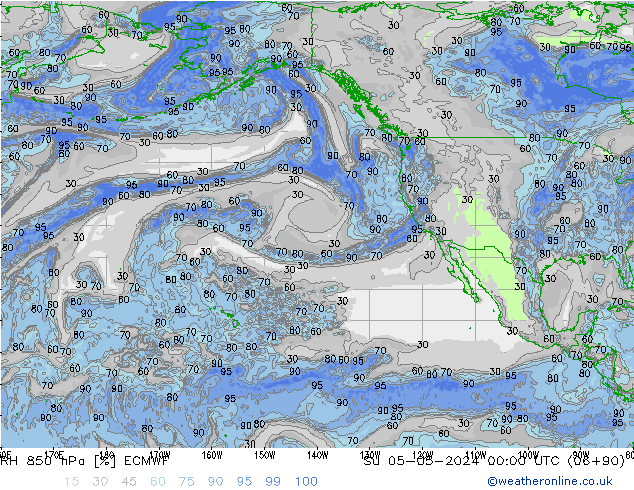 RV 850 hPa ECMWF zo 05.05.2024 00 UTC