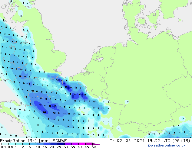 Z500/Rain (+SLP)/Z850 ECMWF Qui 02.05.2024 00 UTC