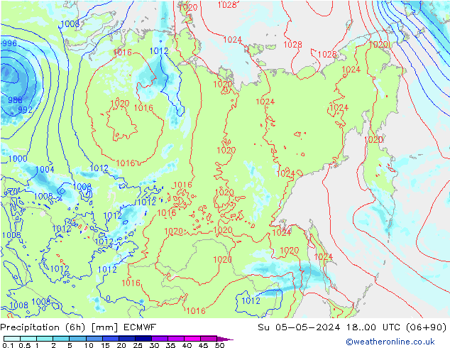 Z500/Rain (+SLP)/Z850 ECMWF dim 05.05.2024 00 UTC