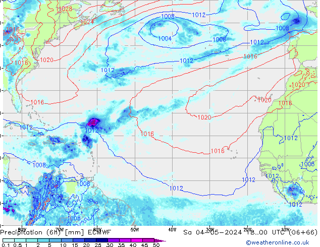 Z500/Rain (+SLP)/Z850 ECMWF Sa 04.05.2024 00 UTC