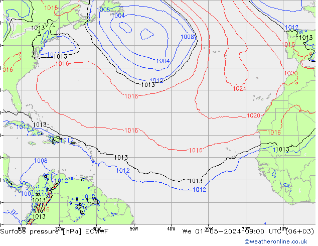      ECMWF  01.05.2024 09 UTC