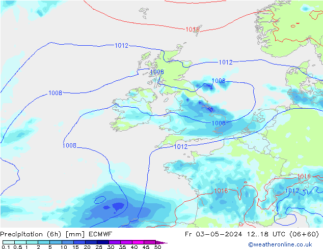 Z500/Rain (+SLP)/Z850 ECMWF пт 03.05.2024 18 UTC