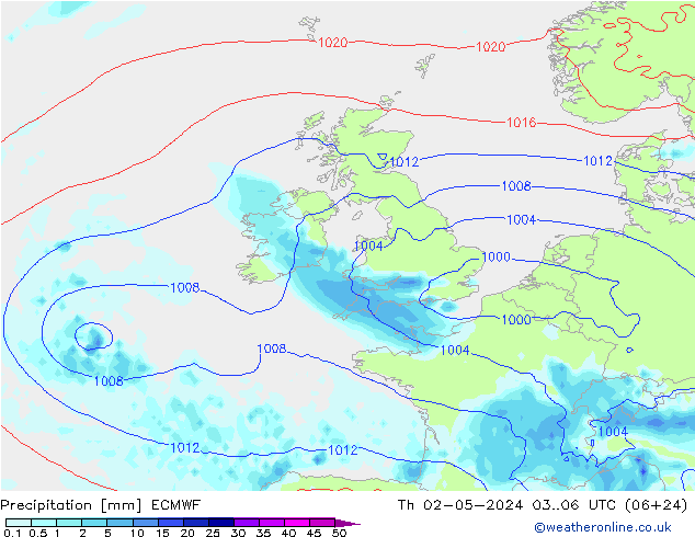 Neerslag ECMWF do 02.05.2024 06 UTC