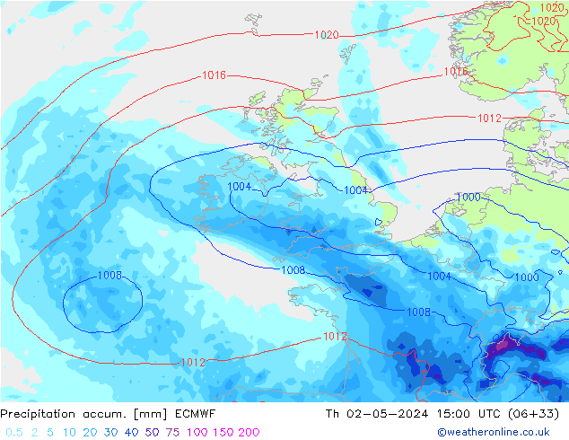 Precipitación acum. ECMWF jue 02.05.2024 15 UTC