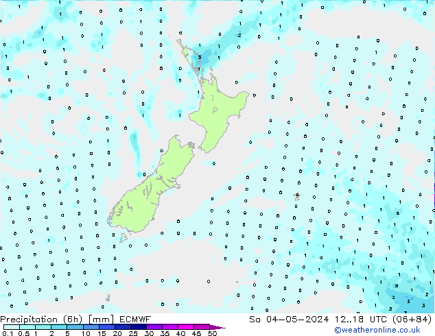 Z500/Rain (+SLP)/Z850 ECMWF sam 04.05.2024 18 UTC