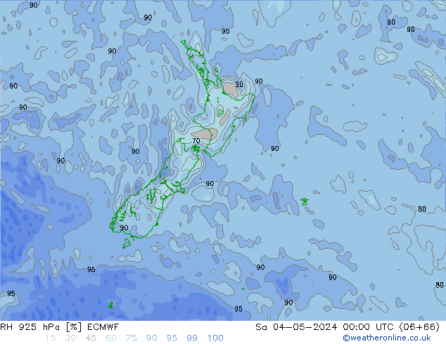 RH 925 hPa ECMWF Sa 04.05.2024 00 UTC