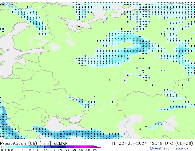 Z500/Rain (+SLP)/Z850 ECMWF Th 02.05.2024 18 UTC