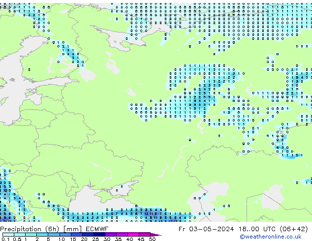 Z500/Rain (+SLP)/Z850 ECMWF  03.05.2024 00 UTC