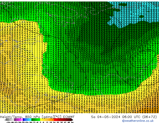 Z500/Regen(+SLP)/Z850 ECMWF za 04.05.2024 06 UTC