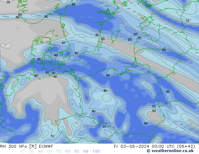 RV 300 hPa ECMWF vr 03.05.2024 00 UTC