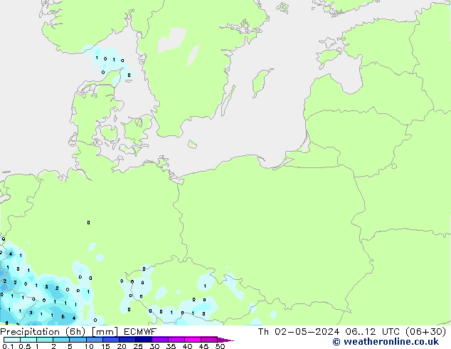 Z500/Rain (+SLP)/Z850 ECMWF  02.05.2024 12 UTC