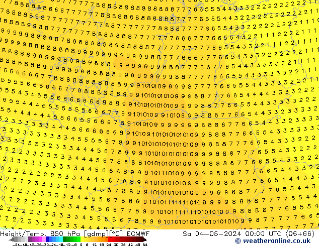 Z500/Rain (+SLP)/Z850 ECMWF  04.05.2024 00 UTC