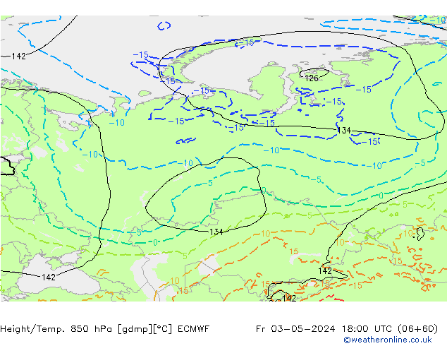 Z500/Rain (+SLP)/Z850 ECMWF Pá 03.05.2024 18 UTC