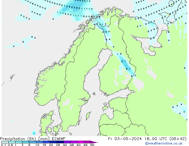 Z500/Rain (+SLP)/Z850 ECMWF  03.05.2024 00 UTC