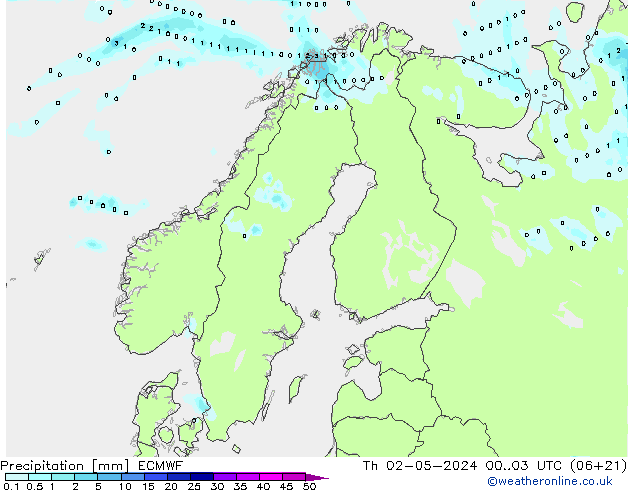 Niederschlag ECMWF Do 02.05.2024 03 UTC