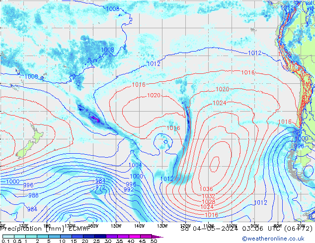 Precipitazione ECMWF sab 04.05.2024 06 UTC