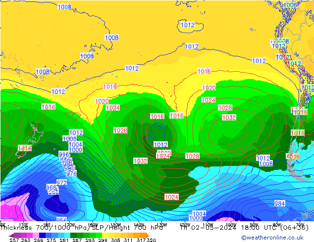 Thck 700-1000 hPa ECMWF Th 02.05.2024 18 UTC