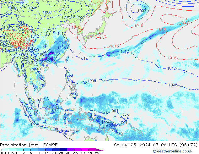 Yağış ECMWF Cts 04.05.2024 06 UTC