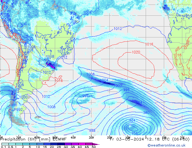 Z500/Regen(+SLP)/Z850 ECMWF vr 03.05.2024 18 UTC