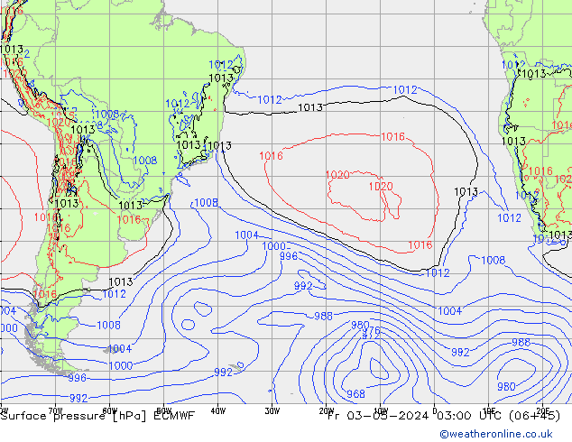 Surface pressure ECMWF Fr 03.05.2024 03 UTC