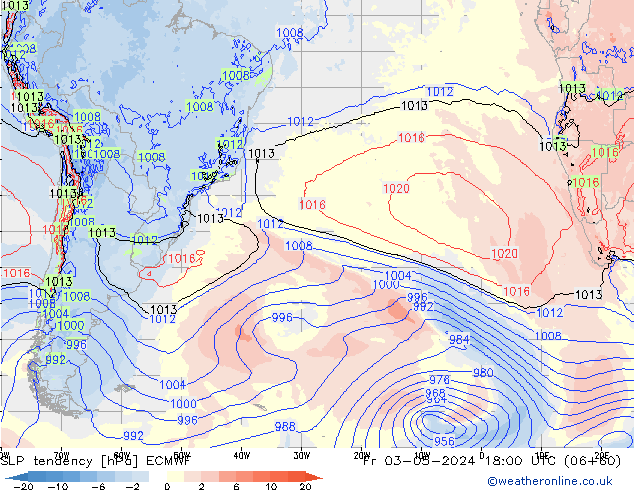 Y. Basıncı eğilimi ECMWF Cu 03.05.2024 18 UTC