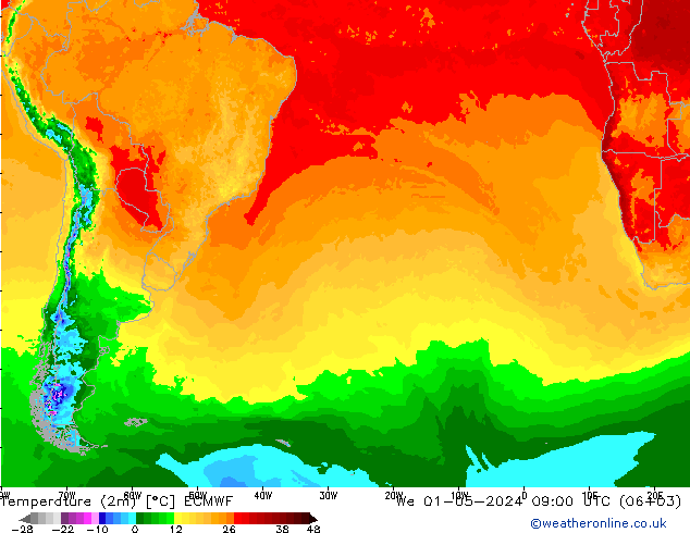     ECMWF  01.05.2024 09 UTC