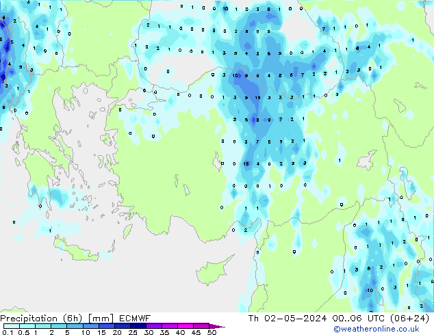 Z500/Rain (+SLP)/Z850 ECMWF Th 02.05.2024 06 UTC