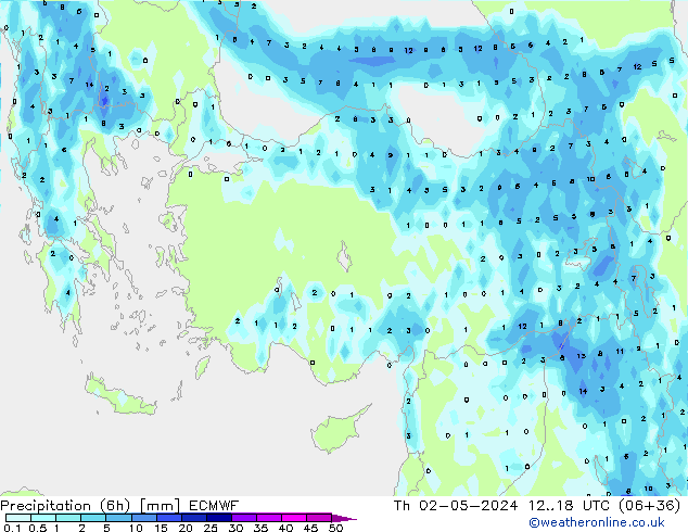 Z500/Rain (+SLP)/Z850 ECMWF Th 02.05.2024 18 UTC