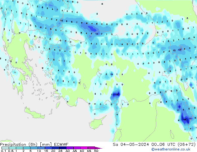 Z500/Rain (+SLP)/Z850 ECMWF  04.05.2024 06 UTC