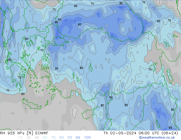 RV 925 hPa ECMWF do 02.05.2024 06 UTC